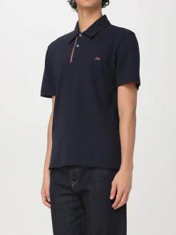 Polo in cotone Missoni con logo ricamato