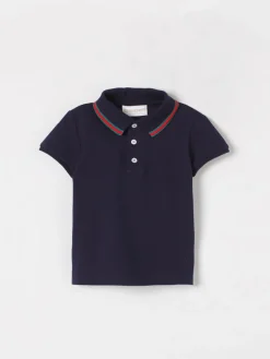 Polo in cotone Web Gucci