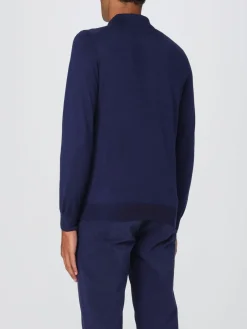 Polo in lana vergine e seta Fay