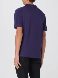 Polo in maglia di cotone e seta Brioni