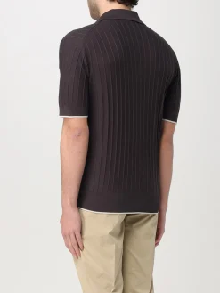 Polo in maglia di cotone e seta Paolo Pecora