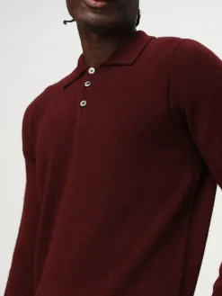 Polo in maglia di lana Drumohr