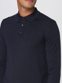 Polo in maglia di lana vergine Zanone