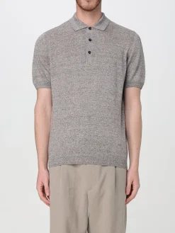 Polo in maglia Fay in lino e cotone