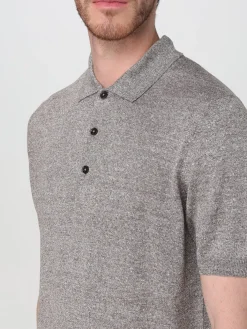 Polo in maglia Fay in lino e cotone