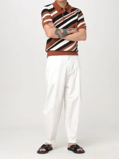 Polo in misto cotone a righe Dolce & Gabbana