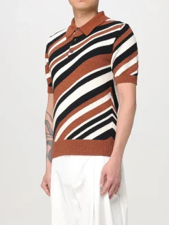 Polo in misto cotone a righe Dolce & Gabbana