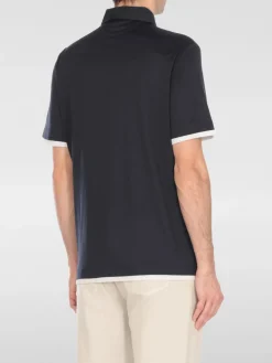 Polo in misto seta Brunello Cucinelli