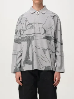 Polo JW Anderson in cotone stampato