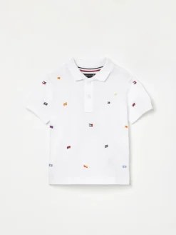 Polo logata in cotone Tommy Hilfiger