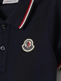 Polo Moncler in cotone stretch
