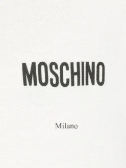 Polo Moschino Couture in cotone con logo