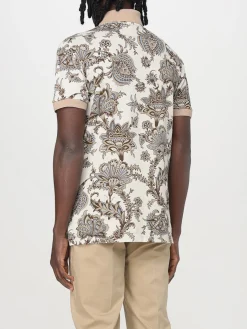 Polo Pegaso Etro in cotone paisley