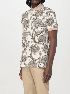 Polo Pegaso Etro in cotone paisley