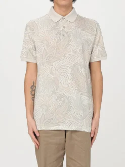 Polo Pegaso Etro in cotone Paisley