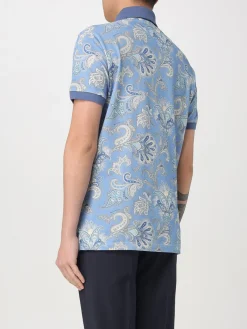 Polo Pegaso Etro in cotone paisley