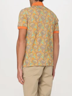 Polo Pegaso Etro in cotone paisley