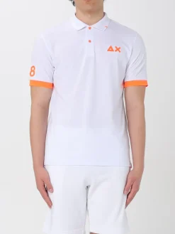 Polo Sun 68 in piquet di cotone con logo