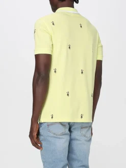 Polo SUN68 in cotone con ricami