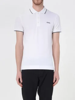 Polo Zegna in cotone stretch