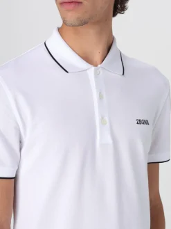 Polo Zegna in cotone stretch