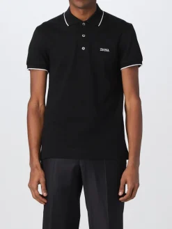 Polo Zegna in cotone stretch