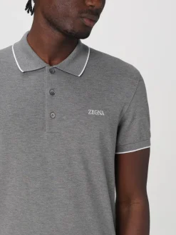 Polo Zegna in piquet di cotone