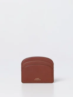 Portacarte di credito A.P.C. in pelle