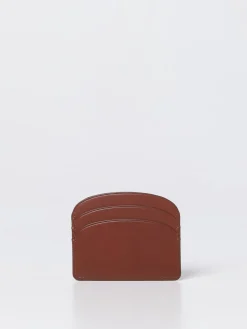 Portacarte di credito A.P.C. in pelle