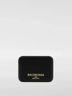 Portacarte di credito Cash 2.0 Balenciaga in pelle