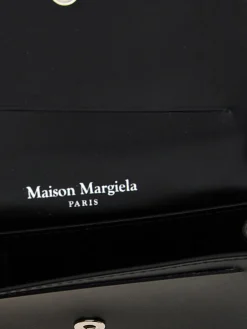 Portacarte di credito Four Stitch Maison Margiela in pelle a grana