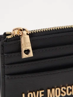 Portacarte di credito Love Moschino in pelle sintetica