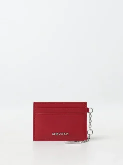 Portacarte di credito McQueen in pelle