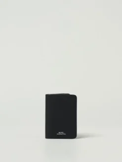 Portacarte di credito Stefan A.P.C. in pelle