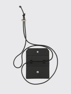 Portacarte di credito Vivienne Westwood in pelle con tracolla