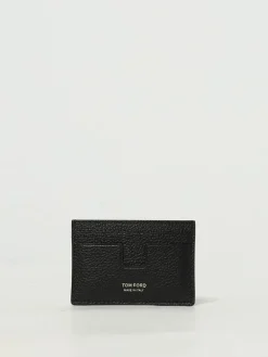 Portacarte in pelle di vitello martellata Tom Ford