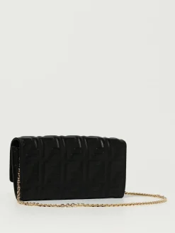 Portafoglio Baguette Fendi in nappa con monogram FF embossed