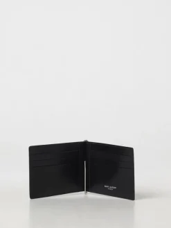 Portafoglio Cassandre Saint Laurent in pelle