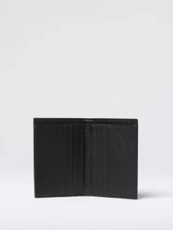 Portafoglio in pelle a grana Emporio Armani