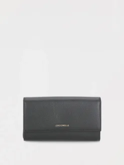 Portafoglio Metallic Soft Coccinelle in pelle a grana