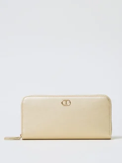 Portafoglio Twinset in pelle sintetica laminata