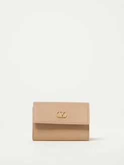 Portafoglio VLogo Signature Valentino Garavani in pelle a grana