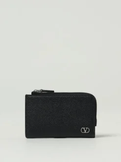 Portafoglio VLogo Signature Valentino Garavani in pelle a grana
