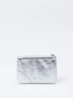 Portamonete in pelle laminata Comme Des Garcons