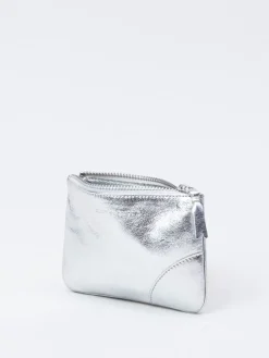 Portamonete in pelle laminata Comme Des Garcons