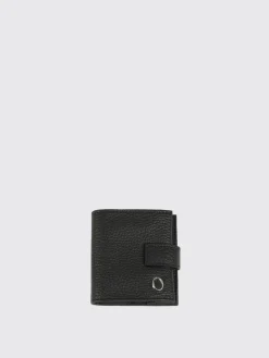 Portamonete Micron Orciani in pelle martellata