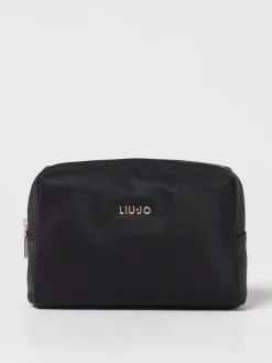 Portatrucco in poliammide con logo Liu Jo