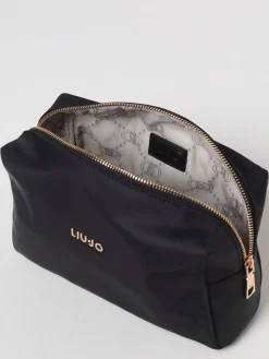 Portatrucco in poliammide con logo Liu Jo