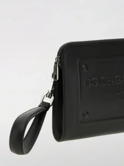Pouch con logo goffrato Dolce & Gabbana
