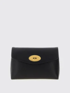 Pouch in pelle a grana Mulberry